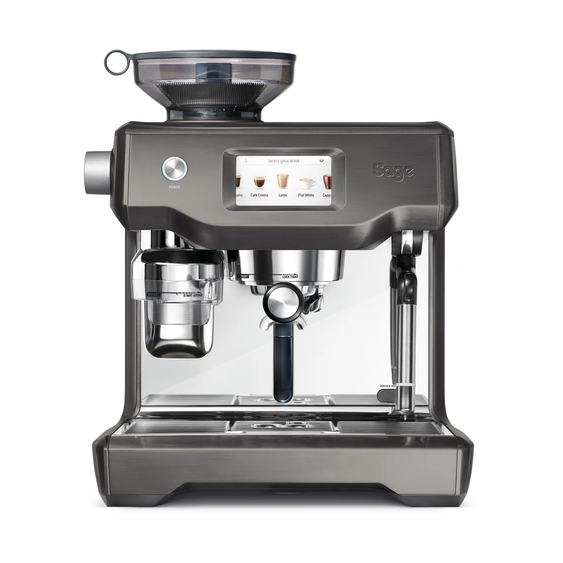 Sage Sage SES 990 automatisk espressomaskin Black steel