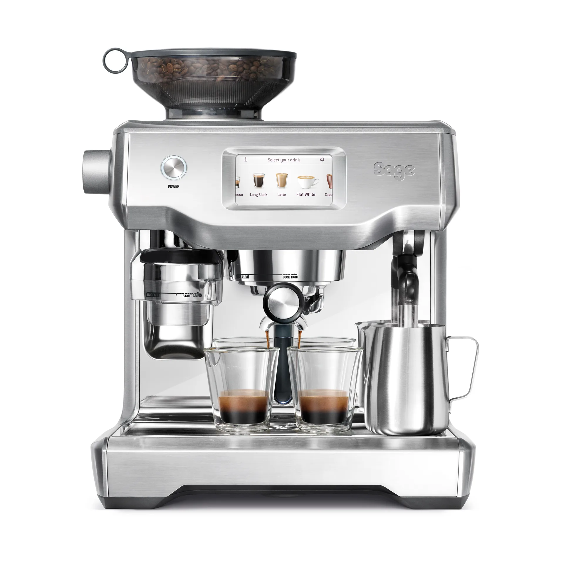 Sage Sage SES 990 automatisk espressomaskin Brushed steel