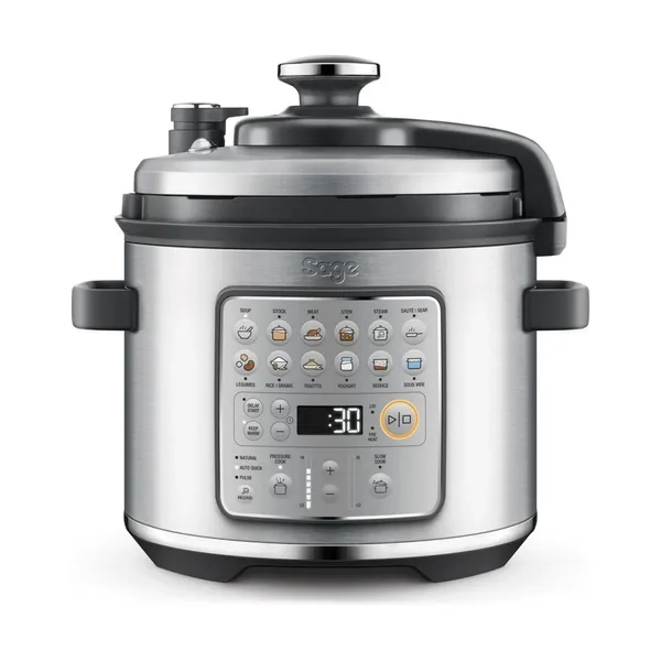 Sage SPR 680 tryckkokare, Brushed steel