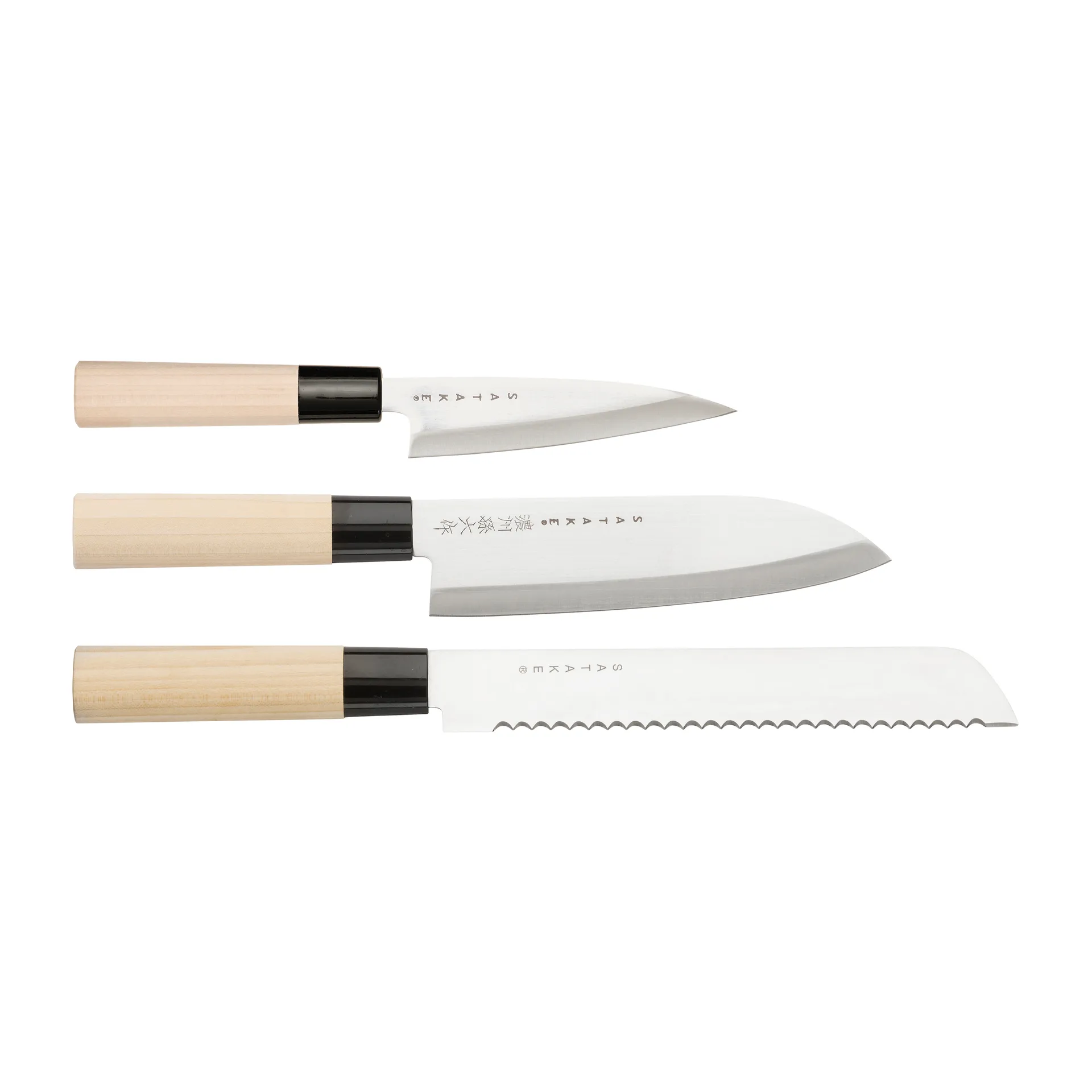 Satake Satake Houcho knivsæt 3 dele Hi Carbon Steel
