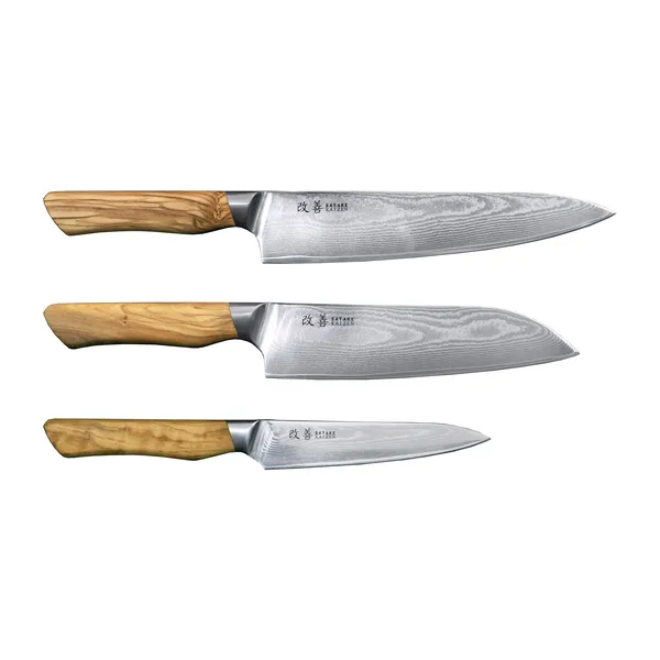 Satake Kaizen knivset, 3 delar