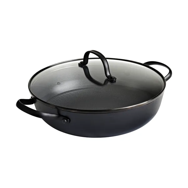 Satake kastrull i lättviktsgjutjärn glaslock, 26 cm