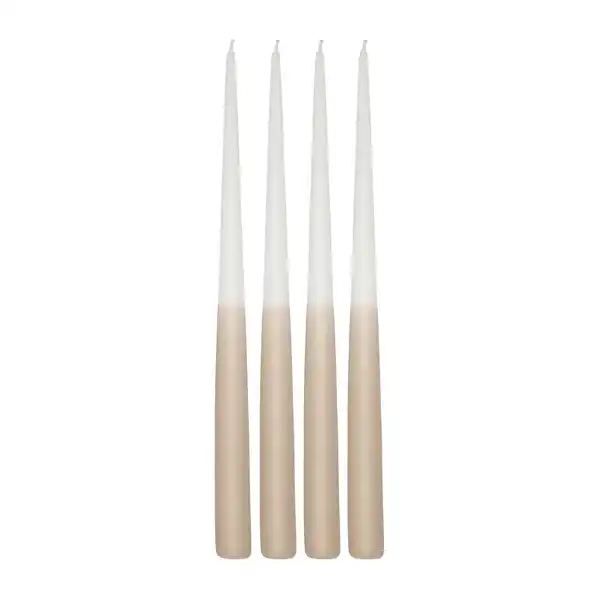Affinity antikljus tvåfärgade 4-pack 32cm, White