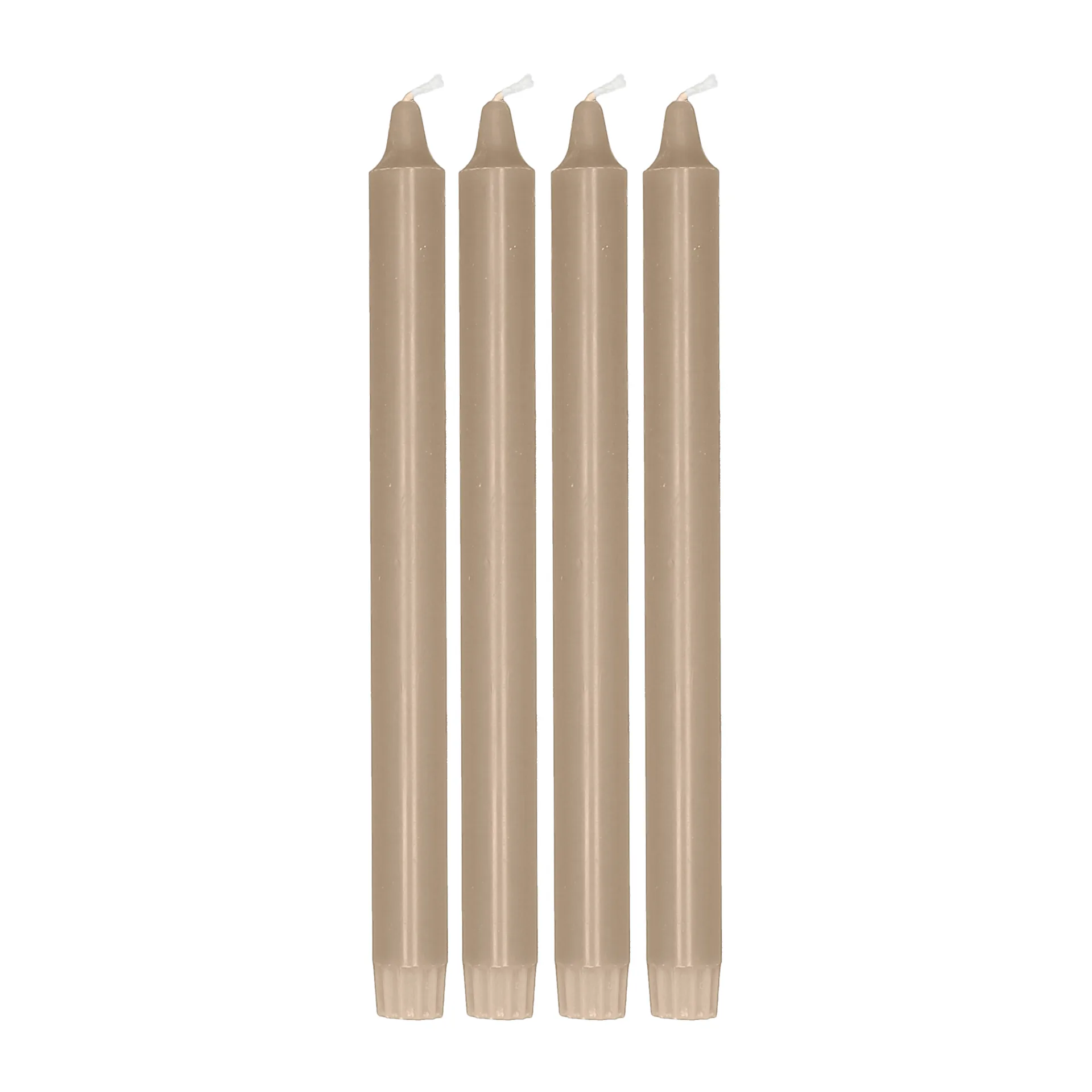 Scandi Essentials Bougie pour chandelier Ambiance , lot de 4 Sable