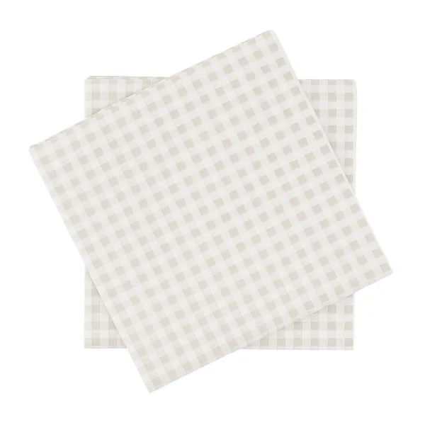 Fine grid pappersservett, Vit-beige, 20‑pack, 33×33 cm