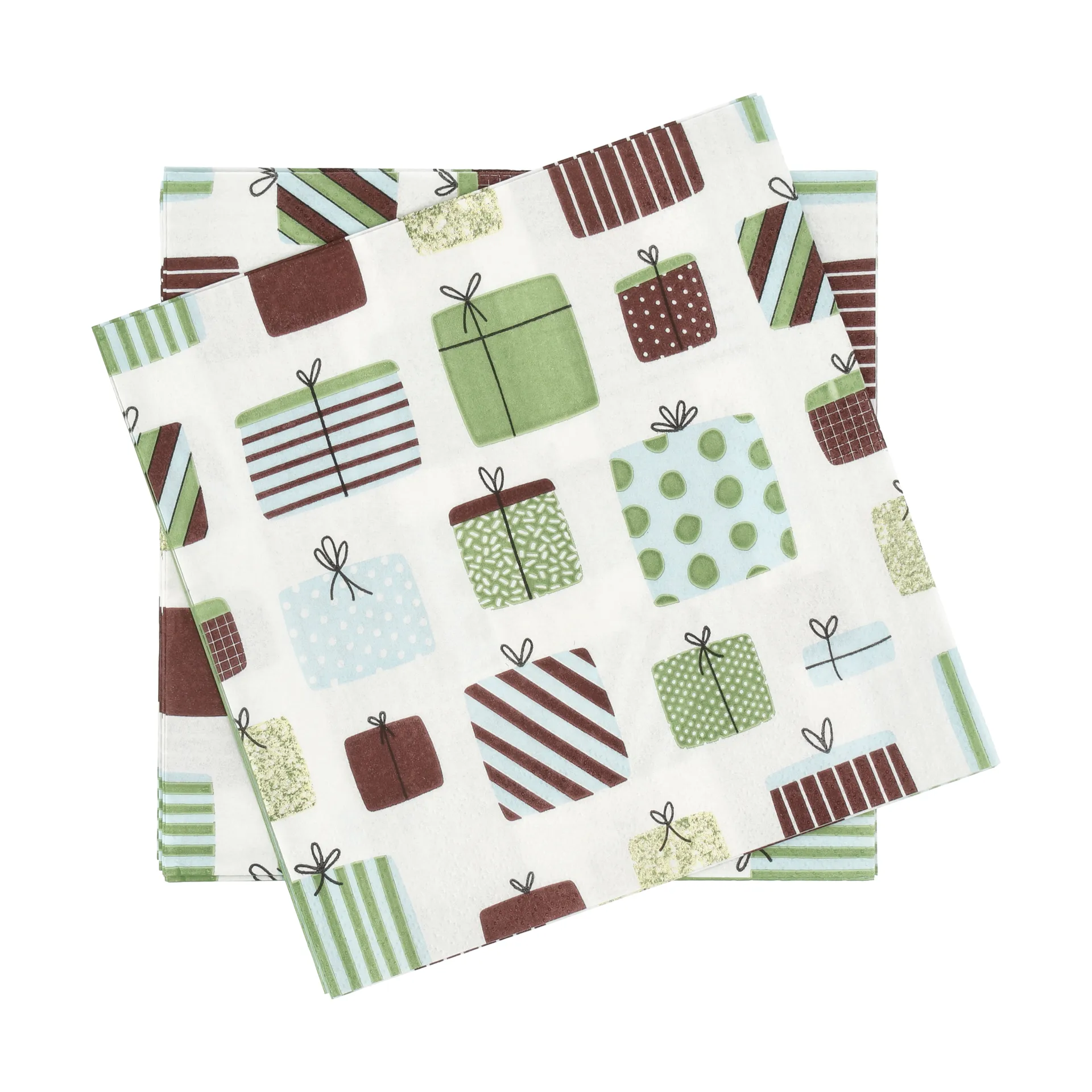 Scandi Essentials Gave papirserviet Multi, 20-pak, 33x33 cm