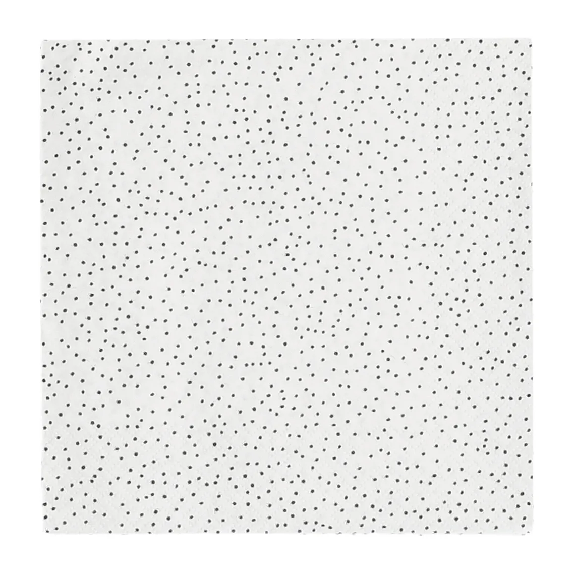 Scandi Essentials Grain serviet 33x33 cm 20-pak White/Black