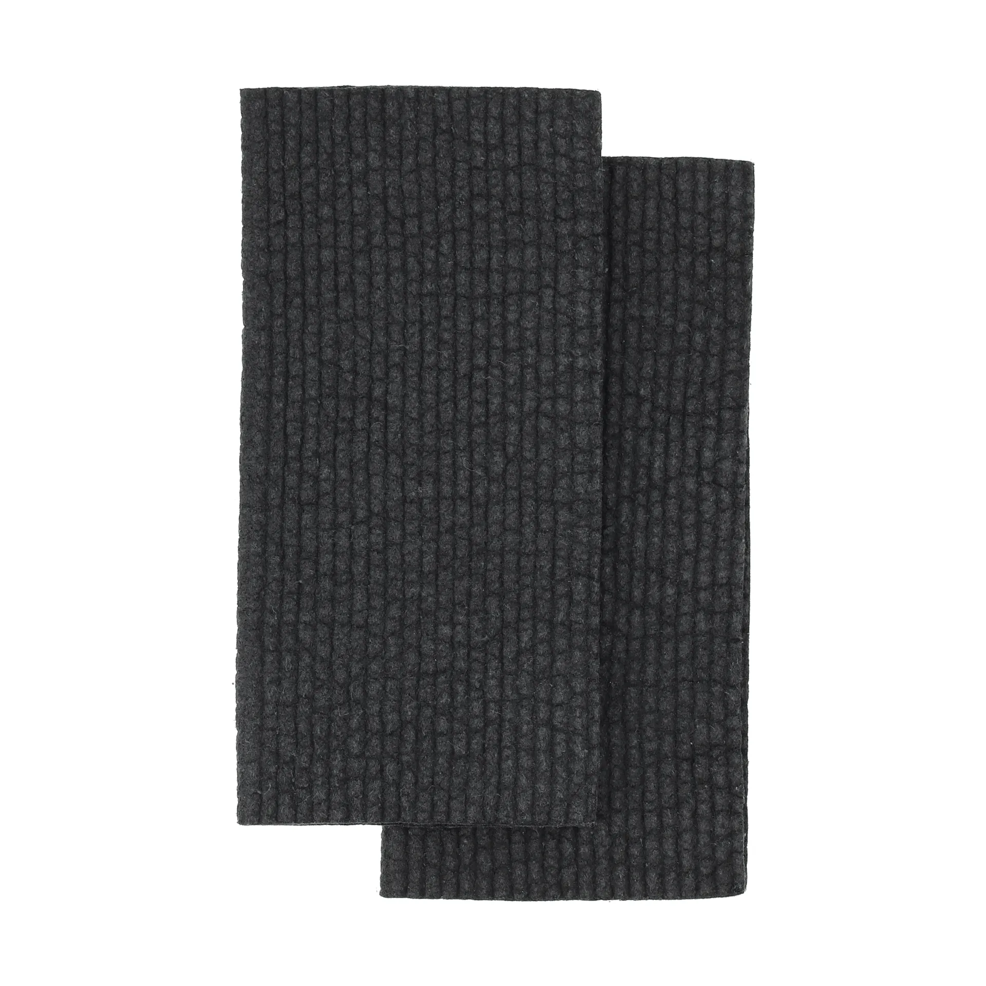 Scandi Essentials Rinse chiffonette Noir, lot de 2