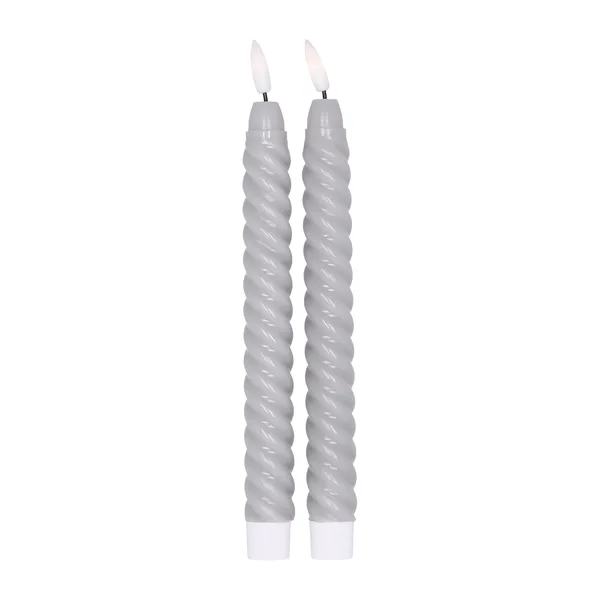 Twisted LED-ljus 25 cm 2-pack