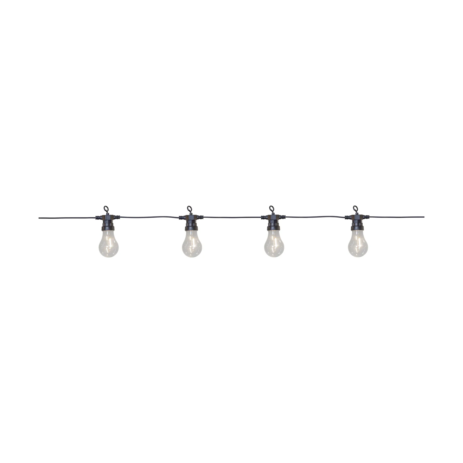 Scandi Essentials Wisp lyskæde sort 855 cm, 20 lys