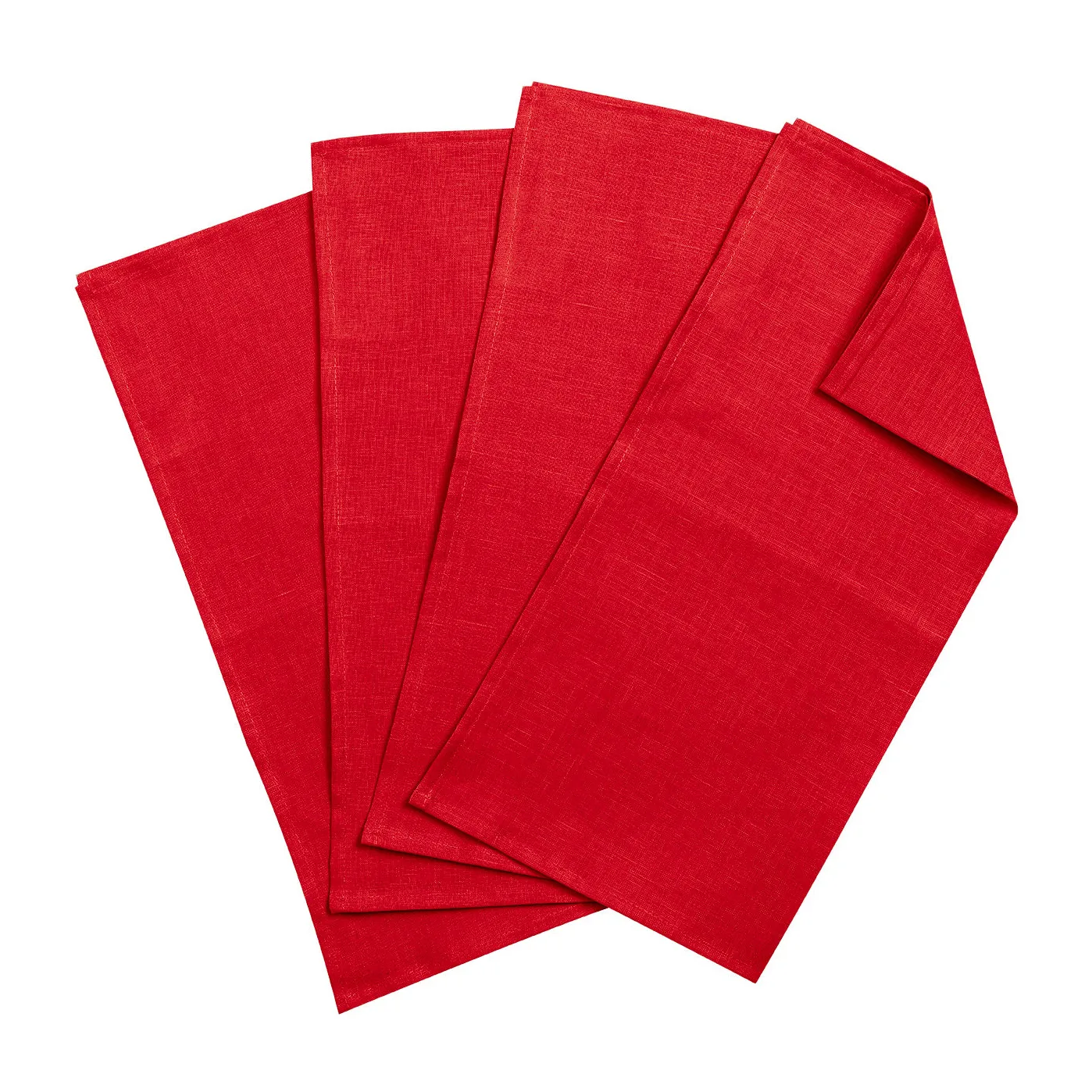 Scandi Living Clean servietter 45 x 45 cm 4-pak Red