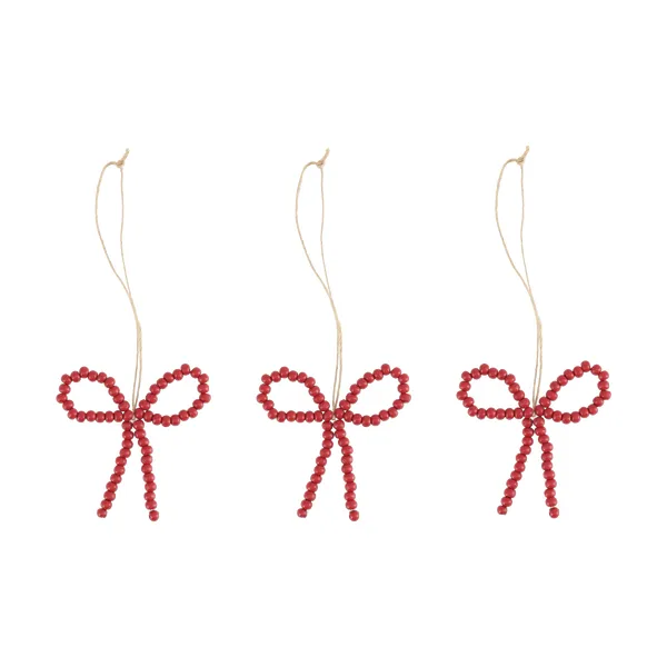 Craft julgranshänge rosett 3-pack