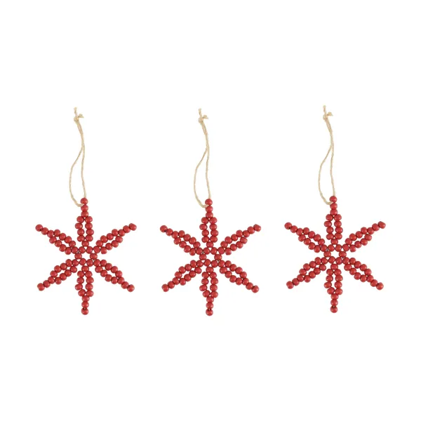 Craft julgranshänge snöflinga 3-pack