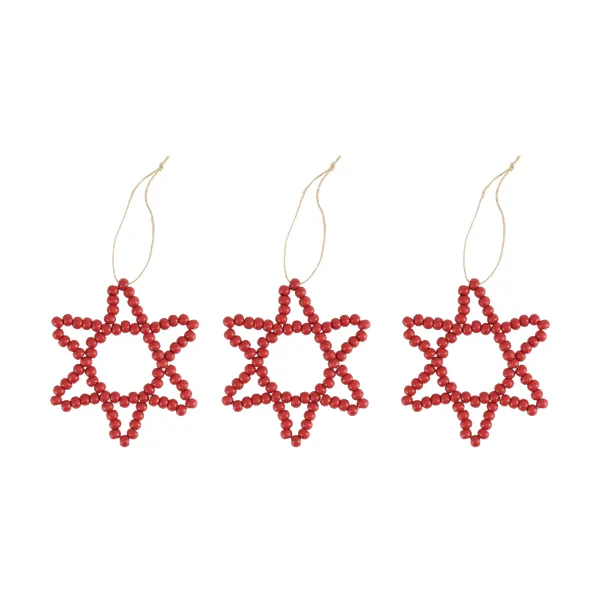 Craft julgranshänge stjärna 3-pack