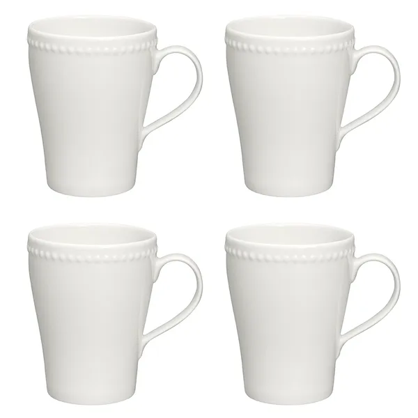 Dots mugg 35 cl 4-pack, Cremevit