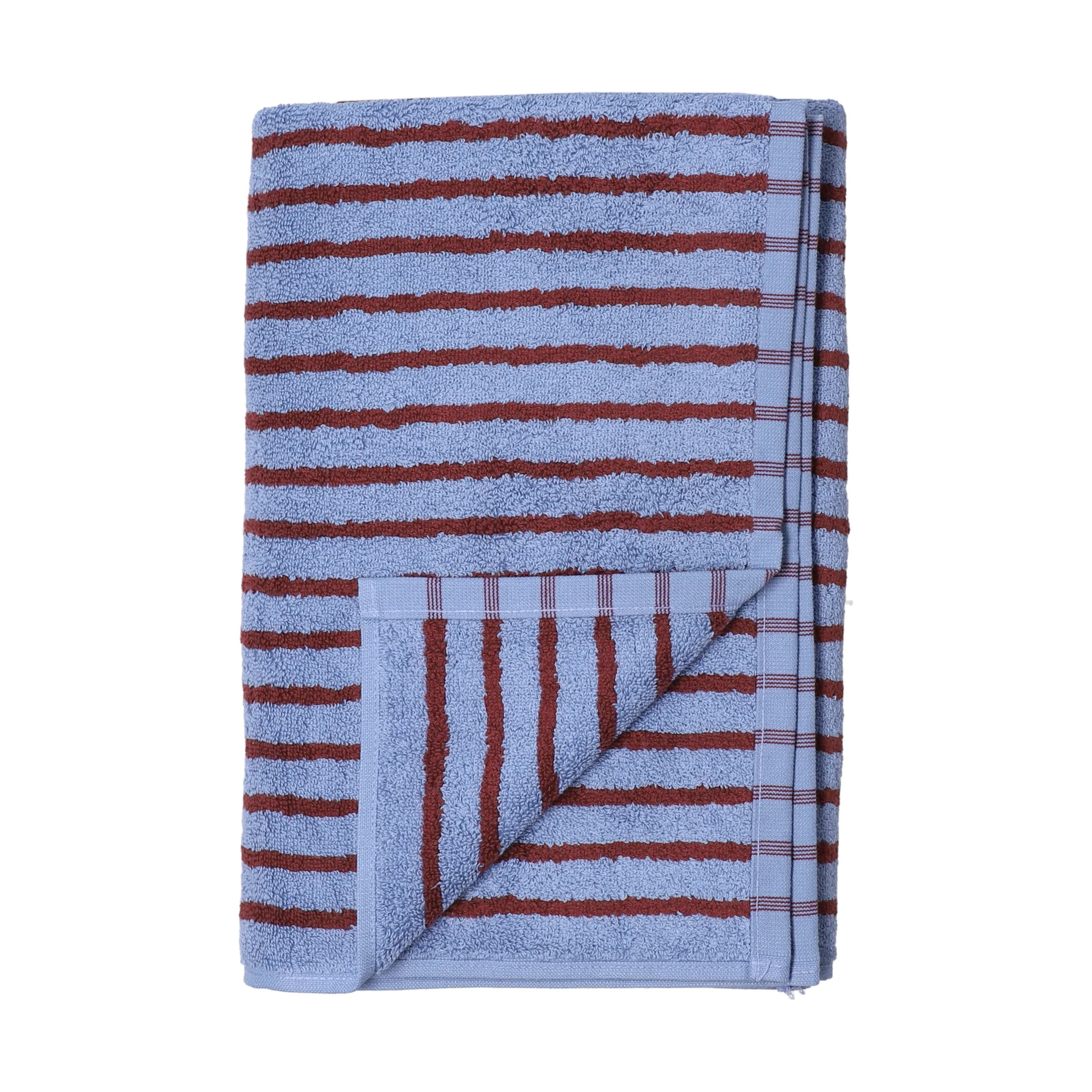 Scandi Living Drap de bain Drift cm Bleu-rouge