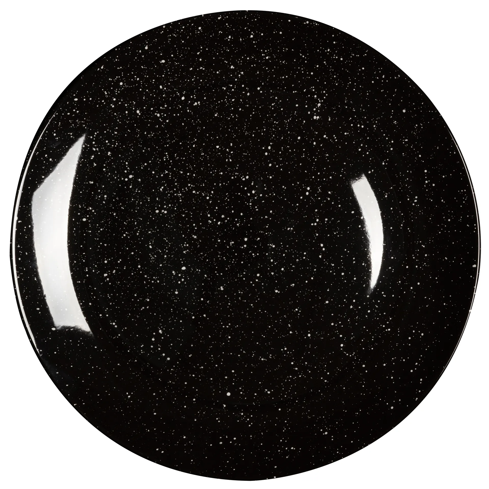 Scandi Living Freckle tallrik &Oslash;26 cm Svart