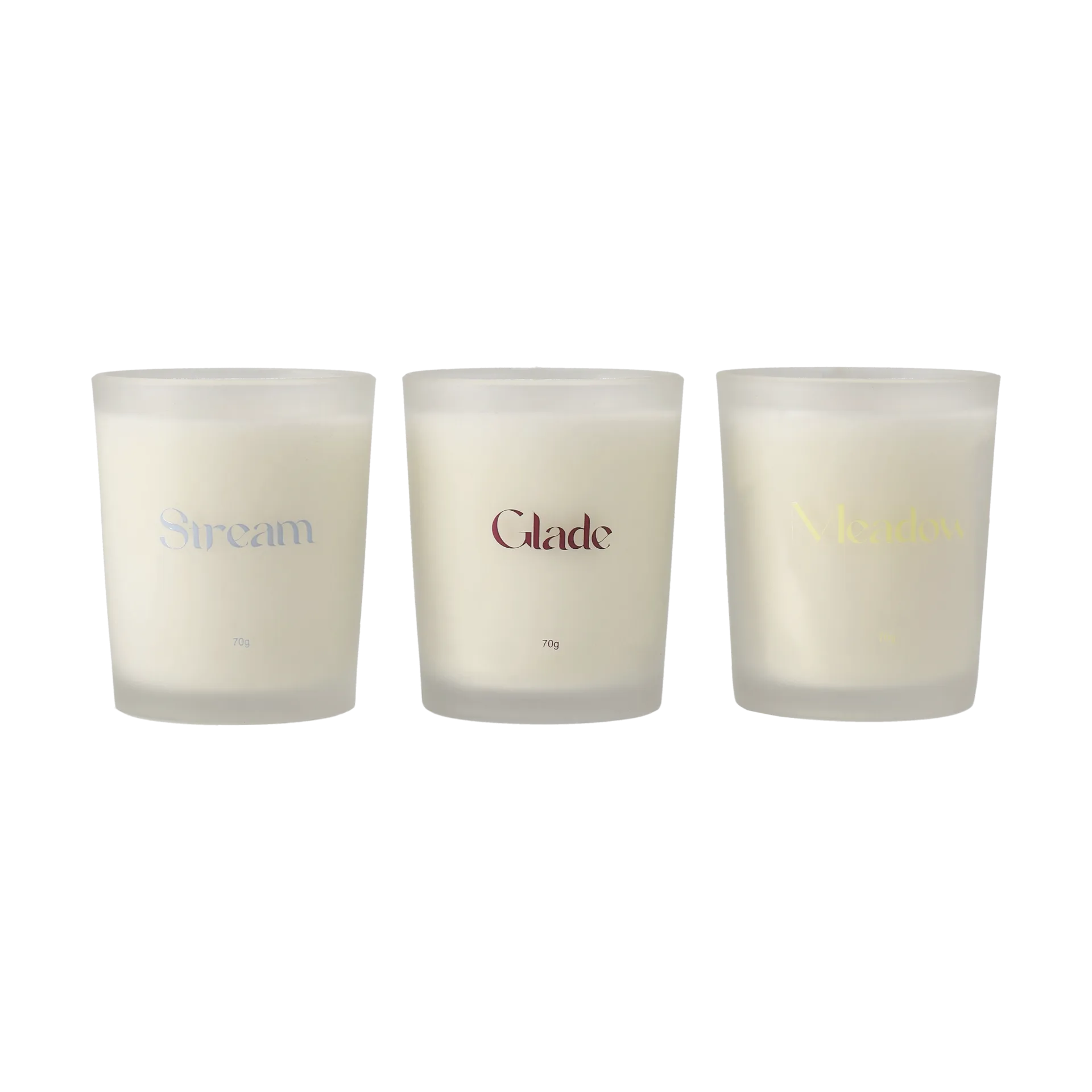 Scandi Living Gaveæske duftlys 70g 3-pak Stream/Glade/Meadow billede
