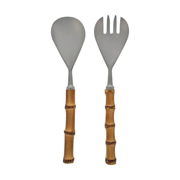 Grove salladsbestick, 2 delar