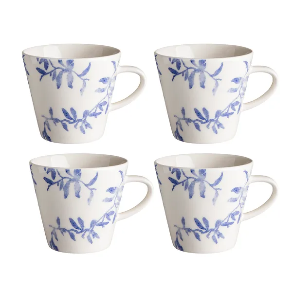 Havspil mugg 30 cl 4-pack, blå