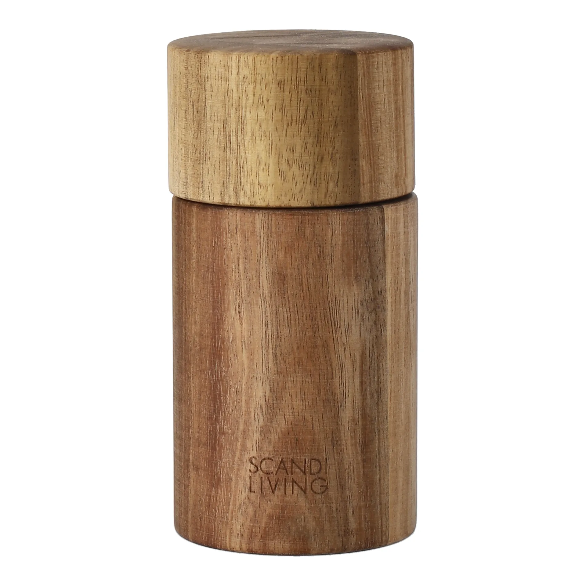 Scandi Living Hollow saltkværn 13 cm Acacia