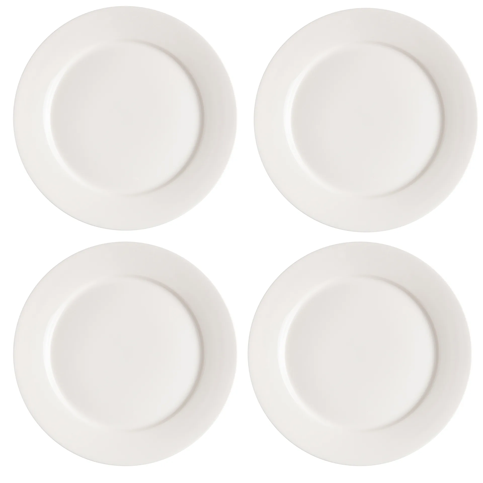 Scandi Living Kalk tallrik 28 cm 4-pack vit