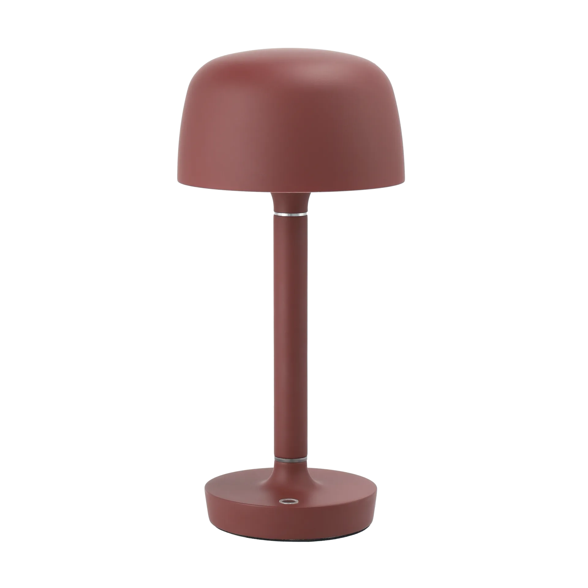 Scandi Living Lampe de table portable Halo 25,5 cm Burgundy