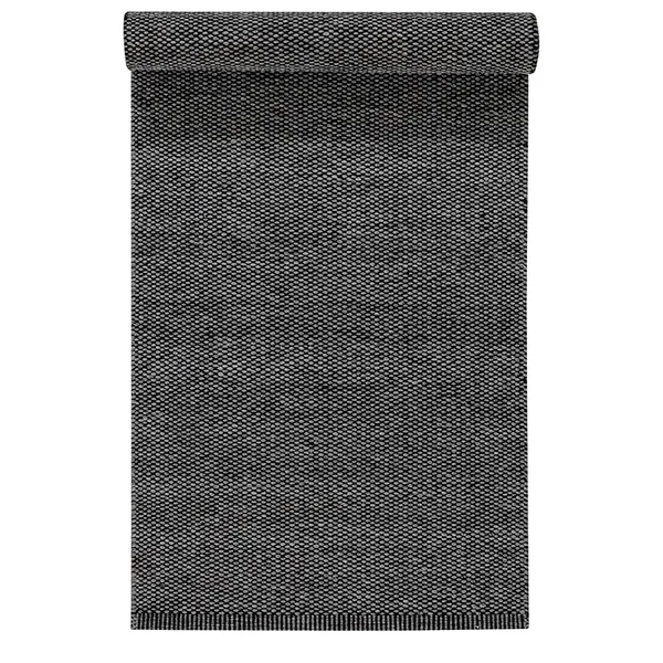 Lea ullmatta svart, 80x240 cm