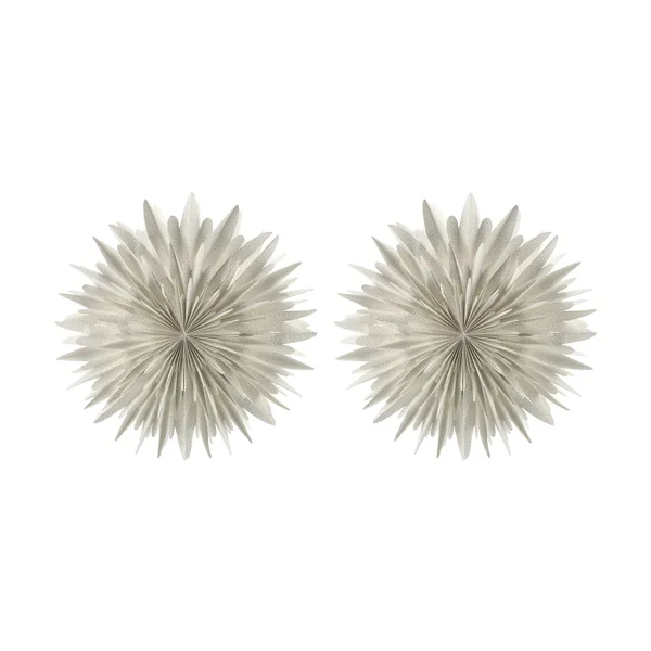 Luna adventsstjärna Ø80 cm 2-pack - Vit med prickar