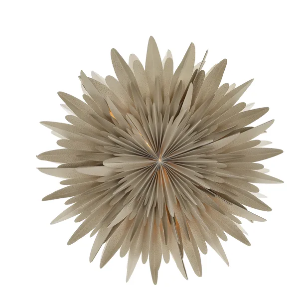 Luna adventsstjärna beige med prickar, 60 cm
