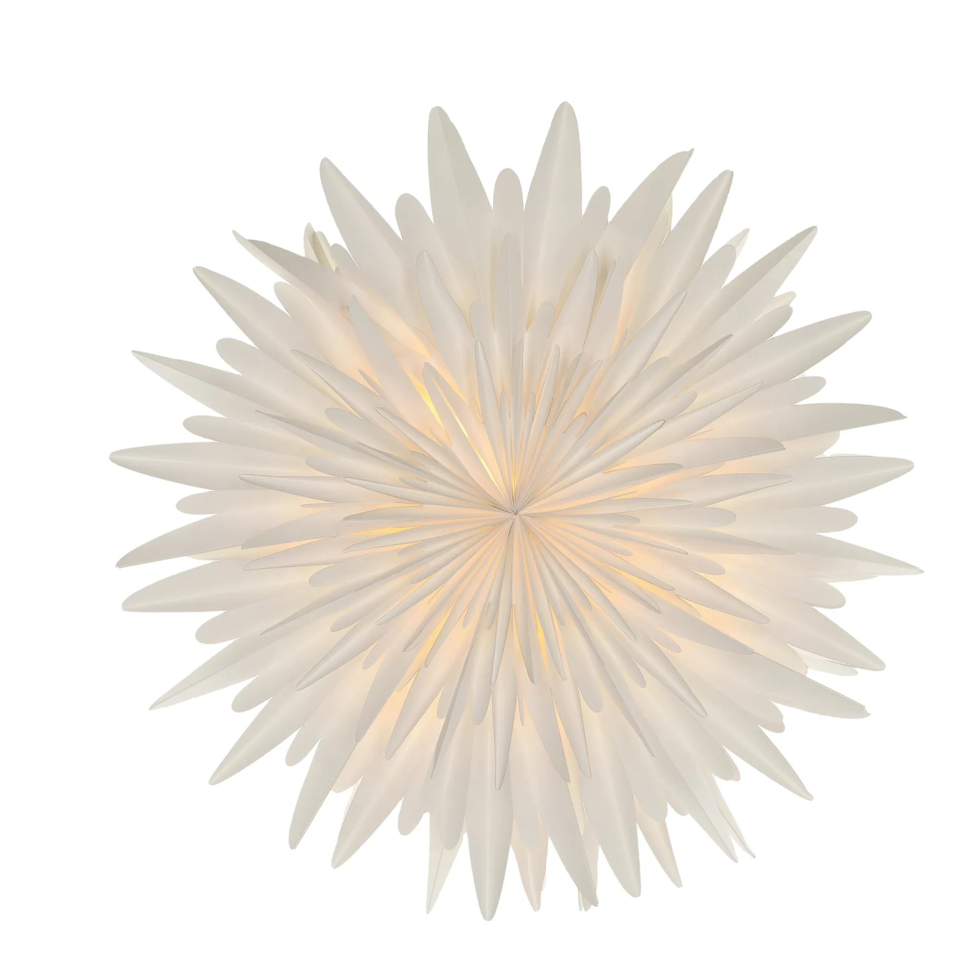 Scandi Living Luna adventsstjerne hvid 60 cm