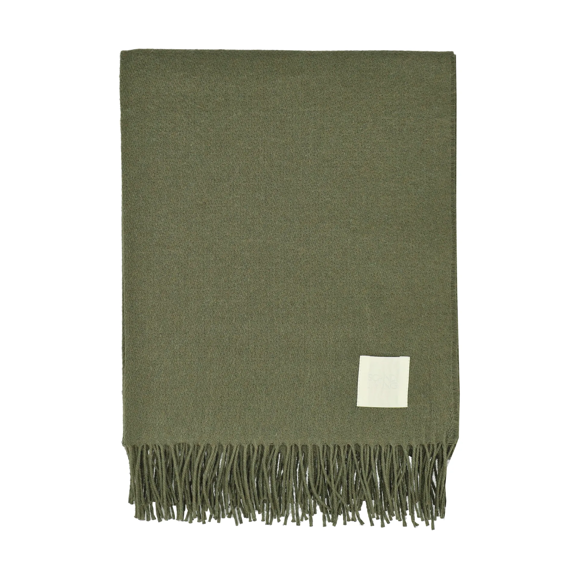 Scandi Living Plaid en coton Loom cm Khaki