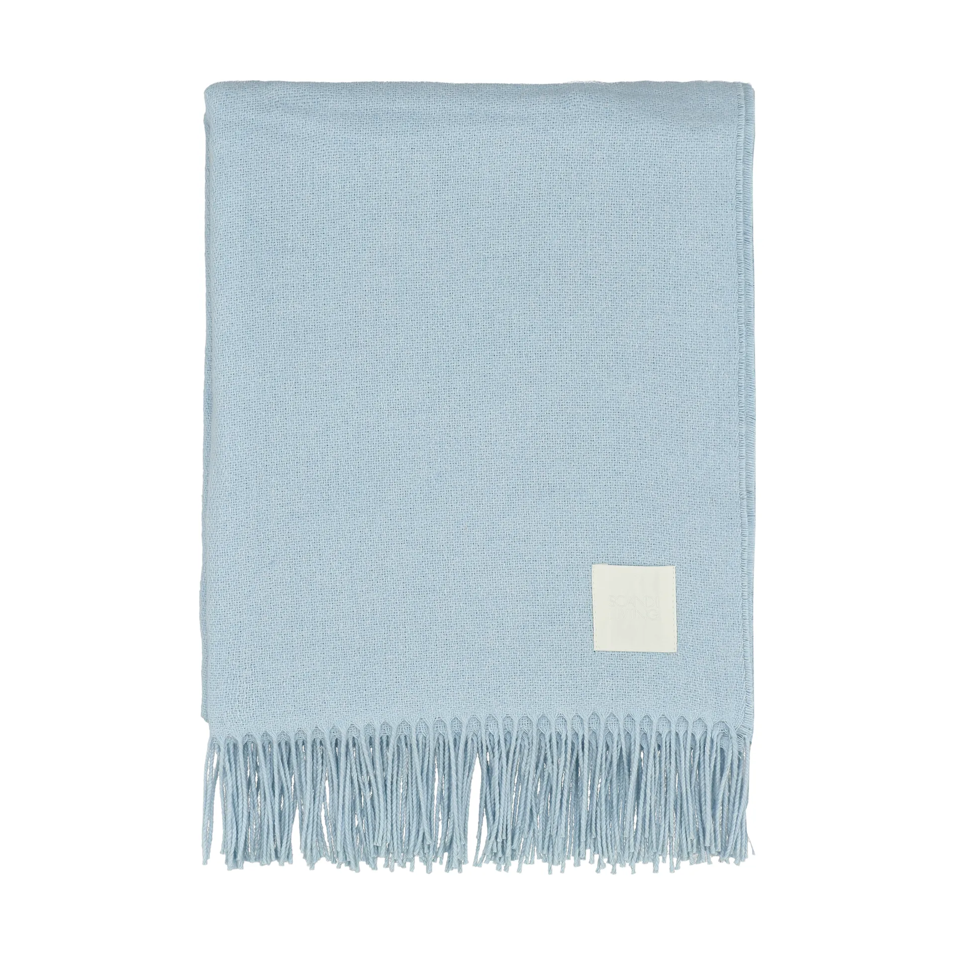 Scandi Living Plaid en coton Loom cm Sky blue