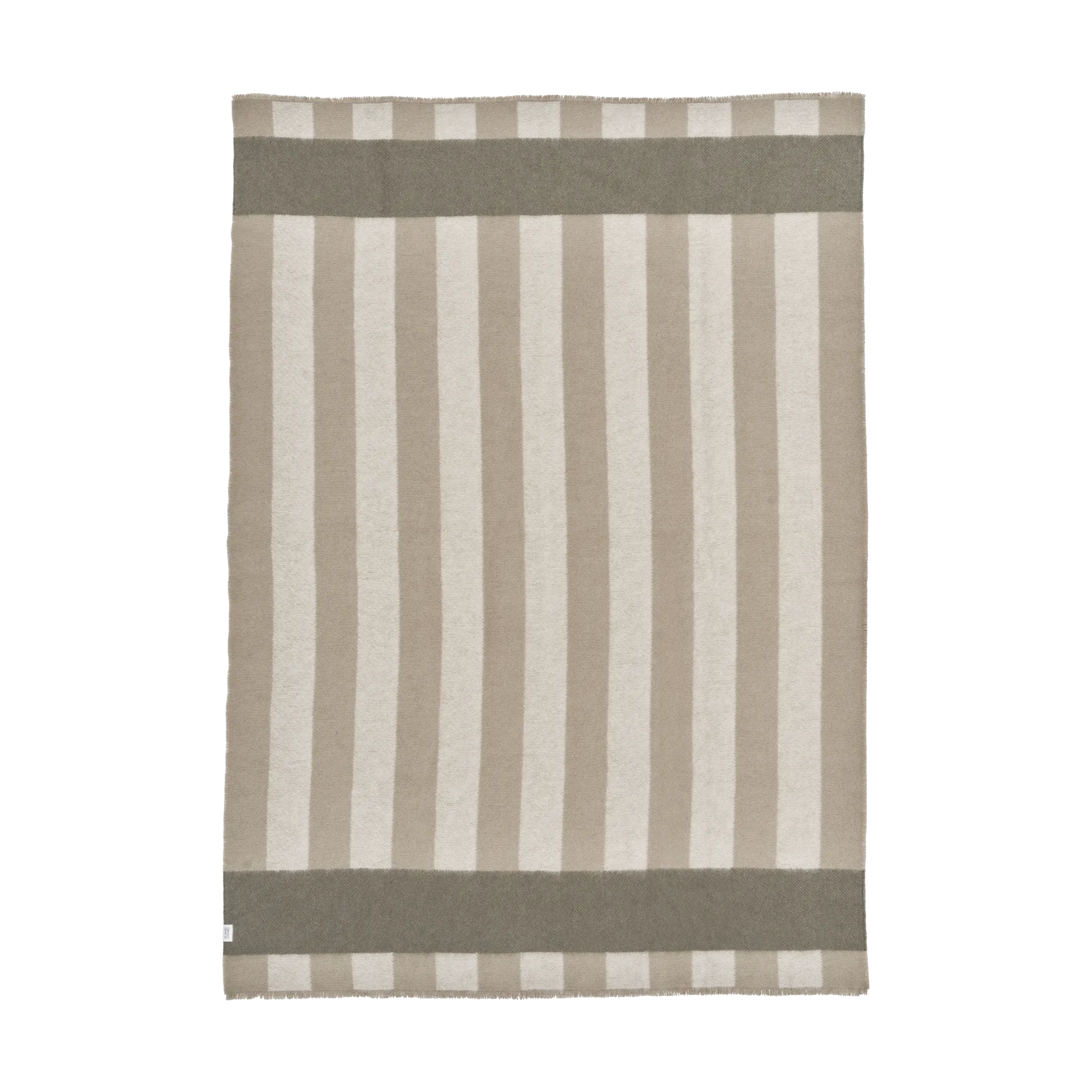 Scandi Living Plaid en laine Aisles cm Beige