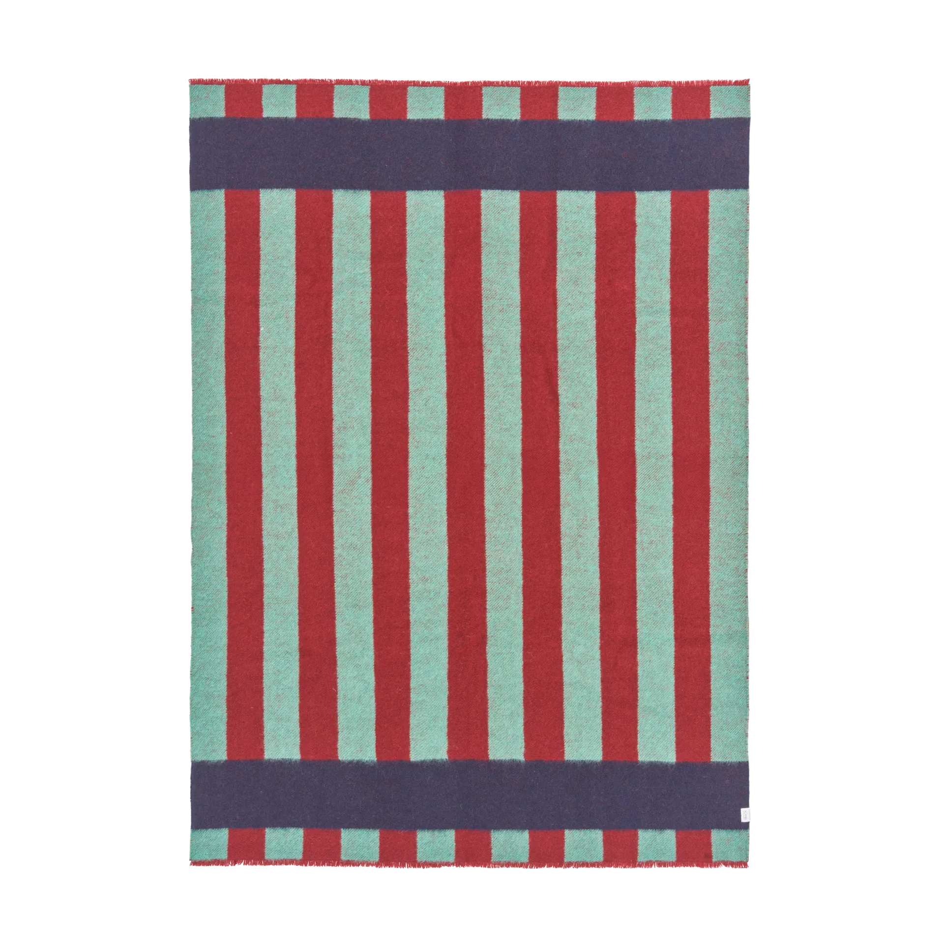 Scandi Living Plaid en laine Aisles cm Vert