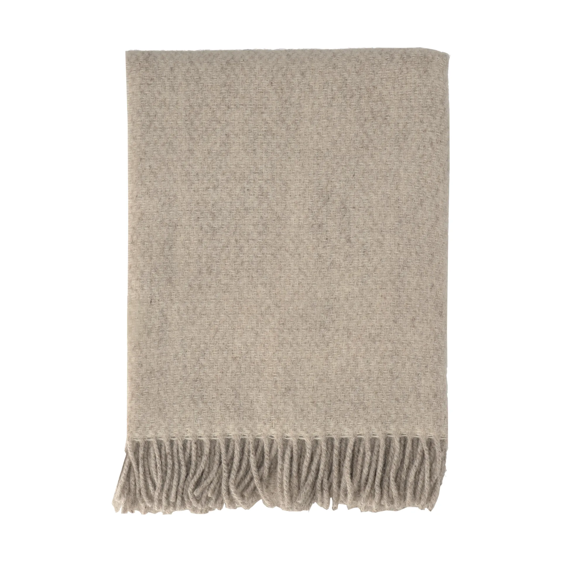 Scandi Living Plaid en laine Sandstone cm Beige
