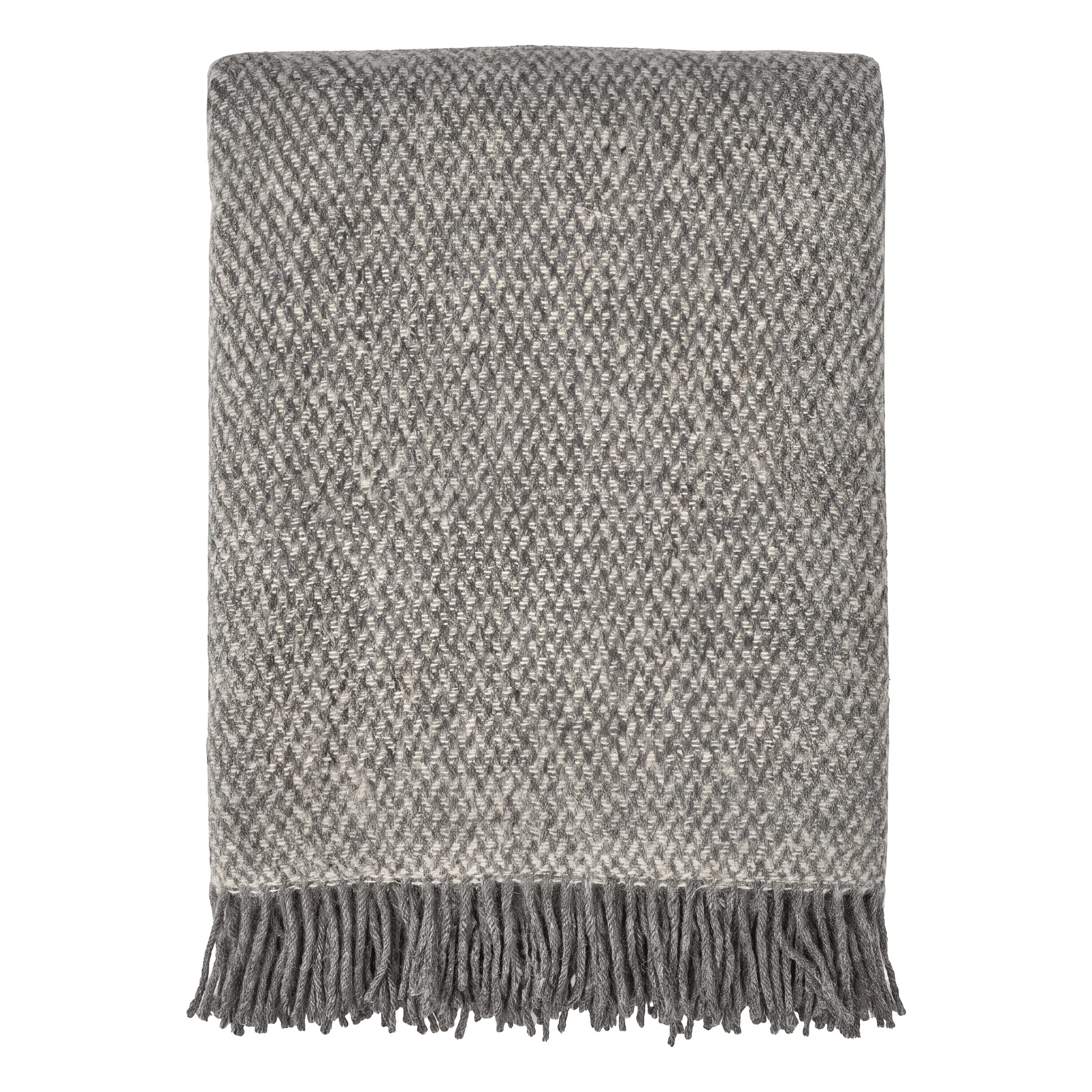 Scandi Living Plaid en laine Sandstone cm Gris