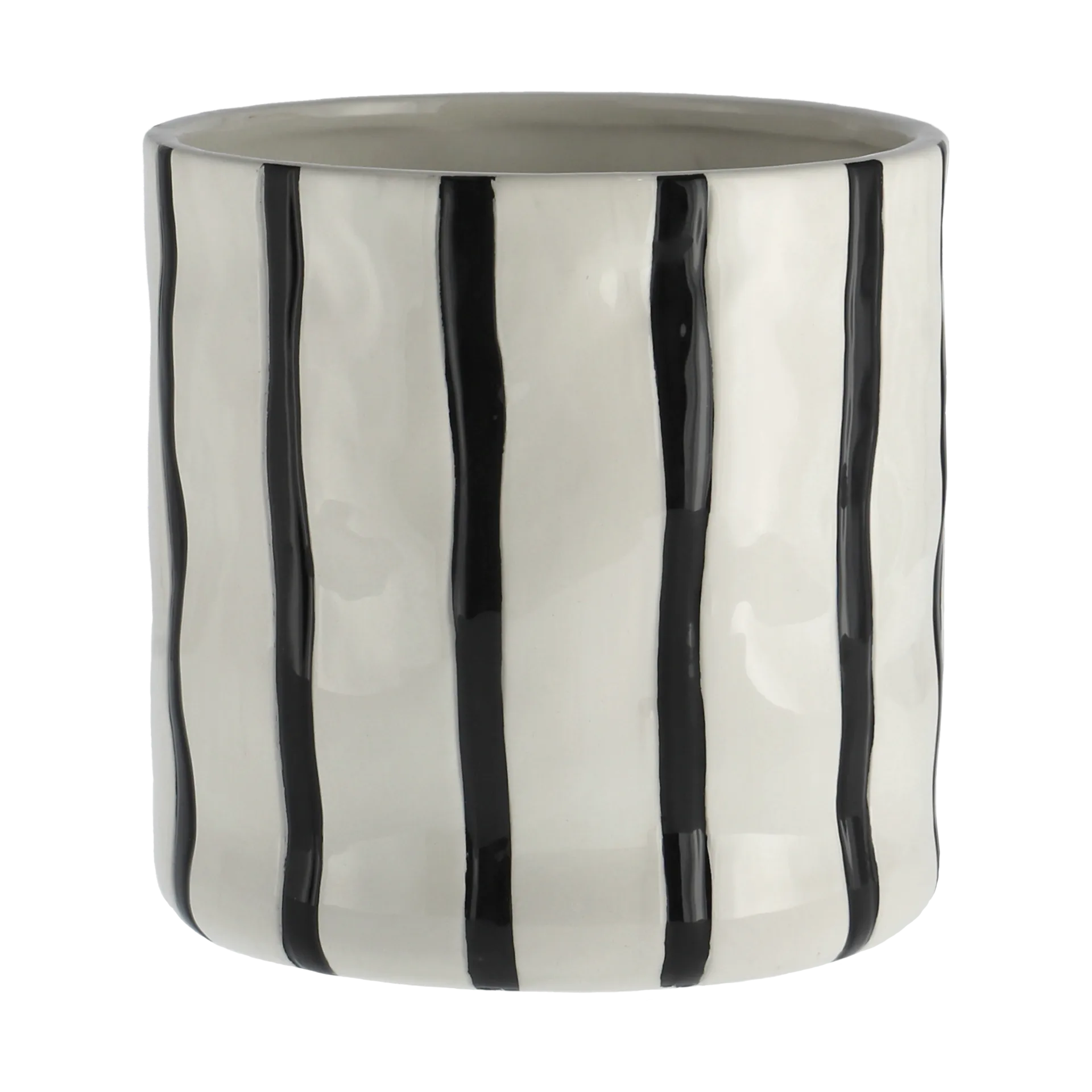 Scandi Living Pot Thrive Ø Blanc-noir