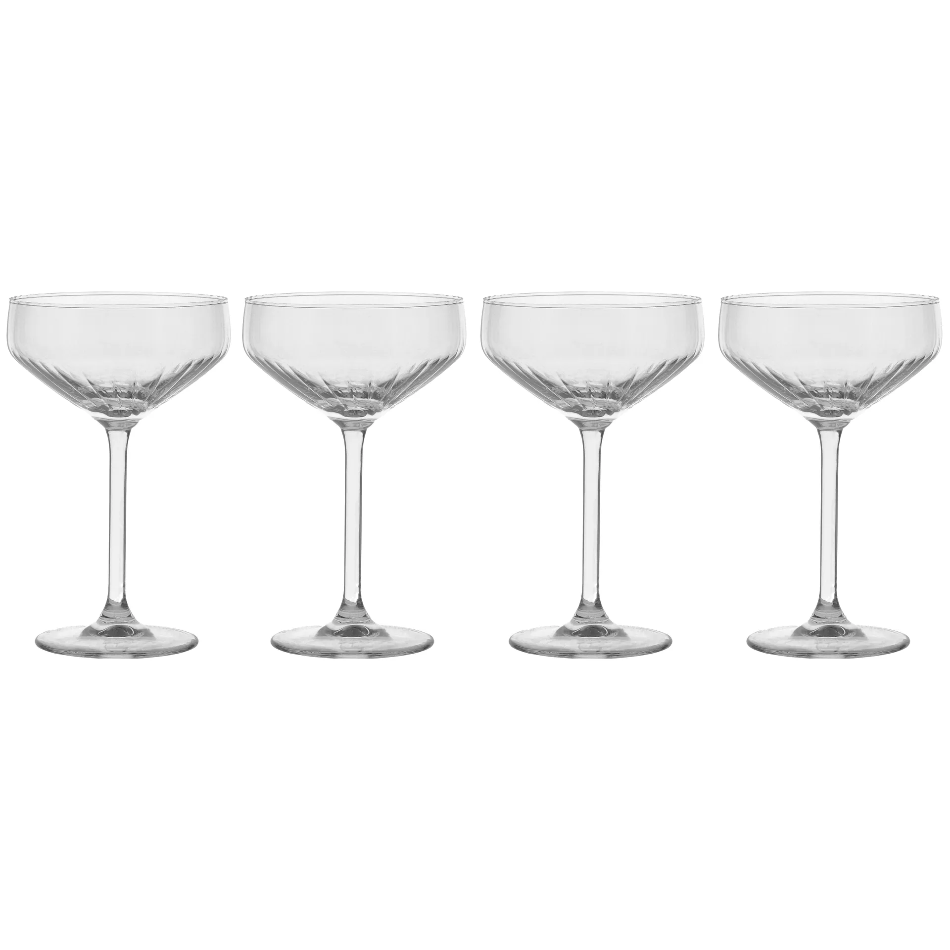 Scandi Living Pristine champagne coupe 29 cl 4-pak Klar