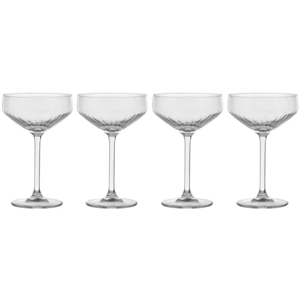 Pristine champagnekupa 29 cl 4-pack, Klar