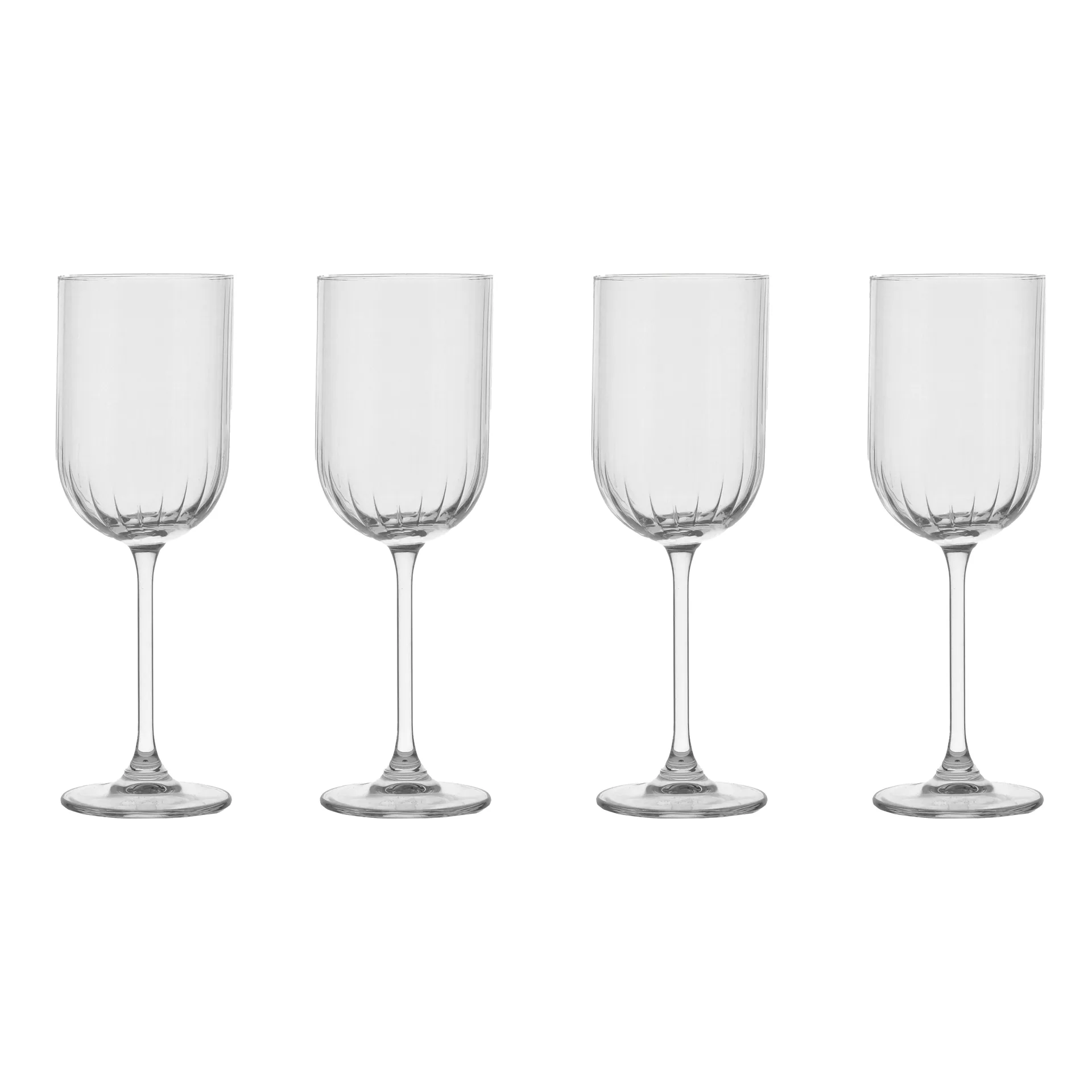 Scandi Living Pristine hvidvinsglas 32 cl 4-pak Klar