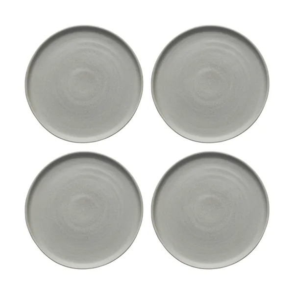 Sandsbro assiett ljusgrå, Ø20 cm, 4-pack