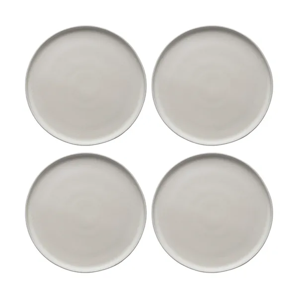 Sandsbro mattallrik offwhite, Ø26 cm, 4-pack