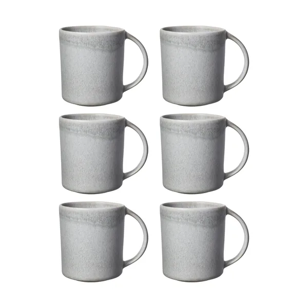 Sandsbro mugg ljusgrå, 30 cl, 6-pack