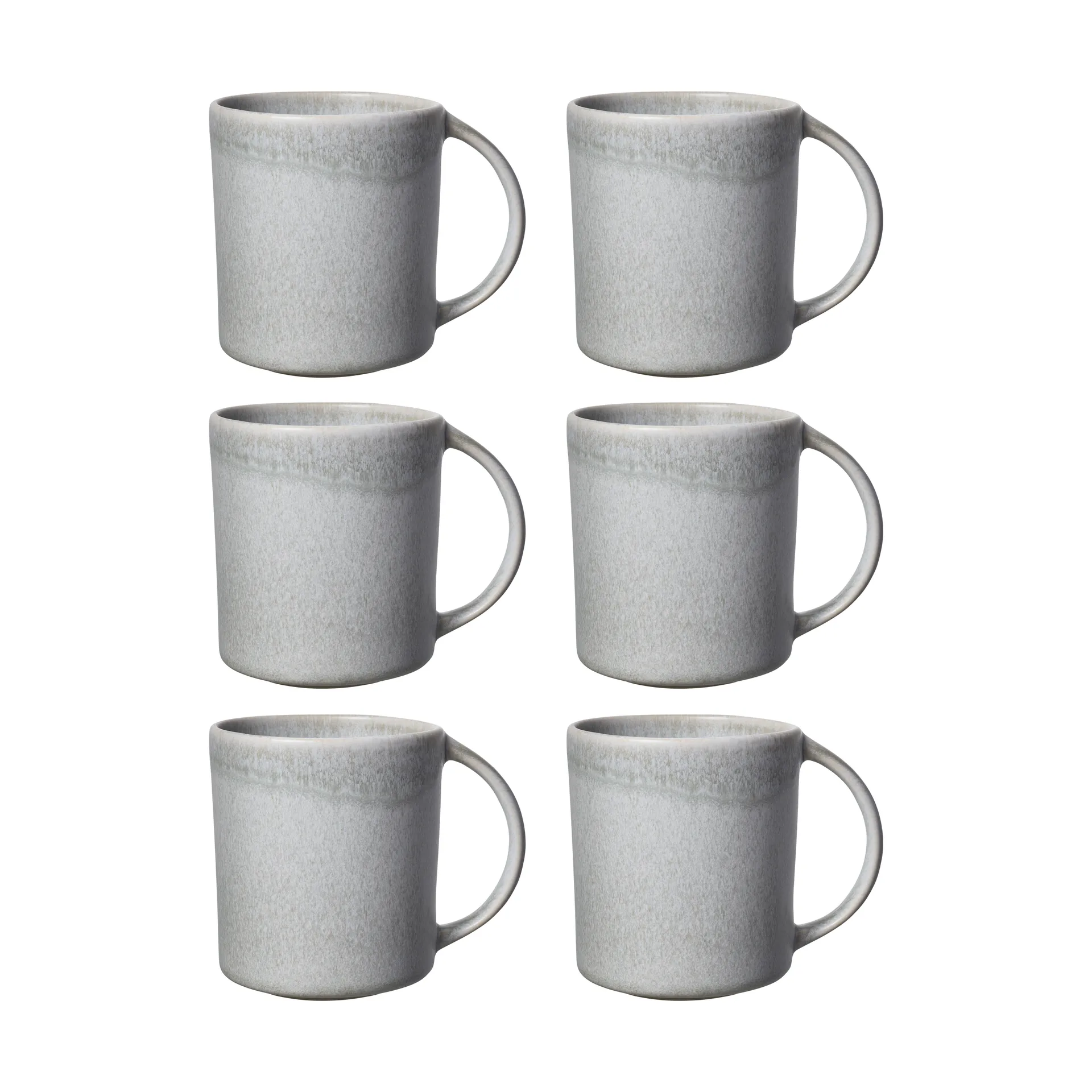 Scandi Living Sandsbro mugg ljusgr&aring;, 30 cl, 6-pack