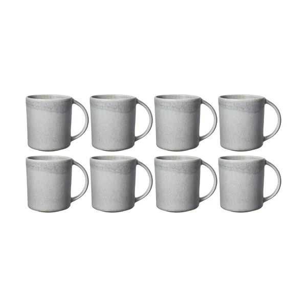 Sandsbro mugg ljusgrå, 30 cl, 8-pack