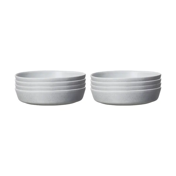 Sandsbro pastatallrik ljusgrå, Ø23 cm, 6-pack