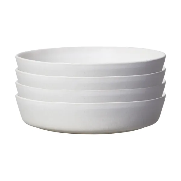 Sandsbro pastatallrik offwhite, Ø23 cm, 4-pack