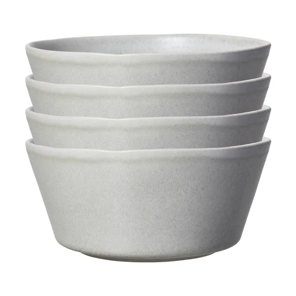 Sandsbro skål ljusgrå, Ø15 cm, 4-pack
