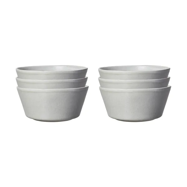 Sandsbro skål ljusgrå, Ø15 cm, 6-pack